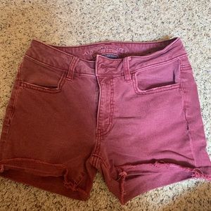 American Eagle Cropped Jean Shorts